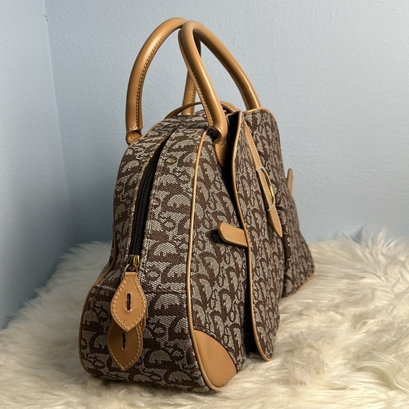 💯Authentic Christian Dior Double Saddle Diorissimo Canvas & Beige Leather🍀 - Picture 6 of 17